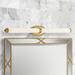 Madison 39 1/4" Wide Brushed Gold Metal Bar LED Bath Light