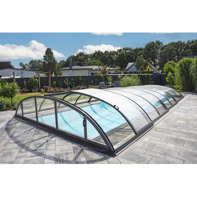 Poolüberdachung SkyCover® Solid Clear 4.2x8.5m