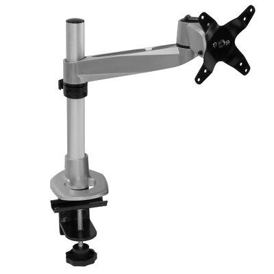 Mount-It Full Motion Adjustable Single Computer Monitor Desk Clamp Mount | Fits Up to 32" | Silver, in Gray | 11.8 H x 13.5 W x 3.5 D in | Wayfair