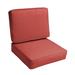 Birch Lane™ Outdoor Sunbrella Seat/Back Cushion Acrylic, Polyester in Red | 5 H x 23.5 W x 23 D in | Wayfair 788C53212A1C4A9FA173F2C0458B30A0