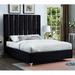 Orren Ellis Dietrich Tufted Platform Bed Upholstered/Velvet in Black | 63.5 H x 80.5 W x 86 D in | Wayfair 6E84827070C54C6E91744DBA9AEA5E18