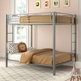 Eljah Full Over Full Standard Bunk Bed by Isabelle & Max™ kids Metal in Gray | 72 H x 56.5 W x 78.5 D in | Wayfair 74CAB357BB07431EAEDB22CCC6D6EA1B