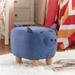 Mack & Milo™ Aguayo Pig Ottoman Polyester in Blue | 14.17 H x 13.39 W x 24.8 D in | Wayfair 32F0A245501F40D093DD58C7C4D349A3