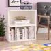 Ebern Designs Skye 24.7" H x 22.8" W Standard Bookcase Wood in White | 24.7 H x 22.8 W x 12 D in | Wayfair E45A83FF0A1348869A5C2A2343BE5080