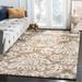 White 27 x 1.2 in Area Rug - Canora Grey Ellyona Damask Shag Beige/Area Rug Polypropylene | 27 W x 1.2 D in | Wayfair HOHN8759 32896365