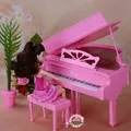 Piano de simulation rose pour poupée Barbie accessoires de jouets meubles de bricolage ensembles