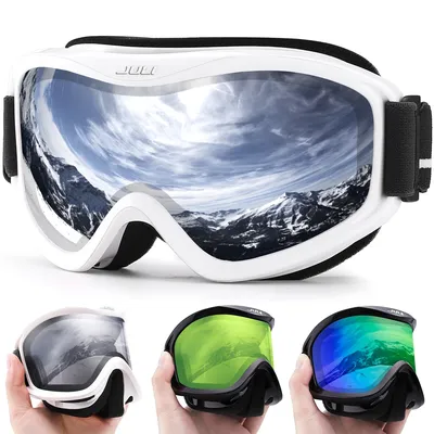 MAXJULI – lunettes de Ski professionnelles Double couche verres antibuée UV400 lunettes de Ski