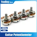 Potentiomètre de tonalité pour guitare électrique Pot linéaire de 15mm 4 pièces A250K B250k A500K