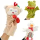 Marionnette à doigt Animal de dessin animé jouets en peluche marionnette singe/grenouille/canard