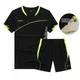 Ensemble de sport 2 pièces pour hommes vêtements de course à manches courtes Fitness basket-ball