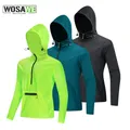 WOSAWE-Veste coupe-vent à capuche fine pour homme casquettes coupe-vent casquettes hydrofuge