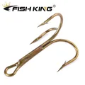 FISH KING – hameçon de pêche en acier accessoires de pêche hameçons de pêche jigs pêche en mer