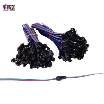 Connecteur LED mâle/600 JST SM 2/3/4/5 broches 2/3/4/5 broches câble métallique pour bande