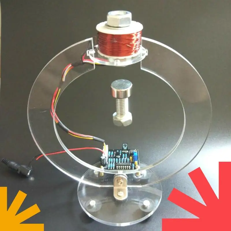 Kit de lévitation magnétique électronique, Kit de Production de bricolage électronique, Kit d'apprentissage expérimental pour les étudiants, ornements créatifs, cadeaux