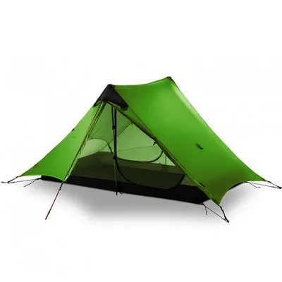 FLAME'S CREED-Tente de camping ultralégère LanShan 2 3 saisons sans bras en nylon argenté 15D
