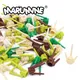 Marumine – blocs de Construction en herbe 100 pièces compatibles avec les briques MOC City Flower