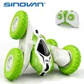 Sinovan-Mini voiture de cascade télécommandée pour enfants jouet RC double face flips véhicules