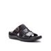 Wide Width Women's Gertie Sandals by Propet in Black (Size 9 1/2 W)