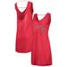 Women's G-III 4Her by Carl Banks Heathered Red Arizona Diamondbacks Swim Cover-Up Dress