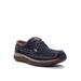 Men's Men's Pomeroy Boat Shoes by Propet in Navy (Size 18 M)