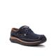 Men's Men's Pomeroy Boat Shoes by Propet in Navy (Size 18 M)