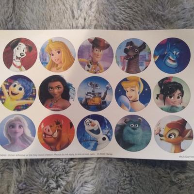 Disney Other | Disney Stickers | Color: Gray | Size: Osbb