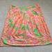 Lilly Pulitzer Skirts | Lilly Pulitzer Green And Orange Floral Skirt | Color: Green/Orange | Size: 10