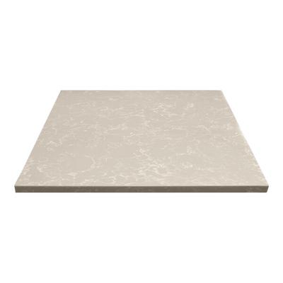 Art Marble Furniture Q415 30" x 48" Nebula Gray Quartz Tabletop