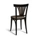 GAR 23 Series Side Chair Wood in Black | 33.25 H x 17 W x 19.25 D in | Wayfair GC-23-VS-SIDE-LQ-BLAC-FRAME