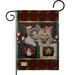 Breeze Decor Christmas Calendar Kittens 2-Sided Polyester 1'6.5" x 1'1" Garden Flag in Gray | 18.5 H x 13 W in | Wayfair