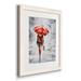 Mercer41 City Shopping III - Picture Frame Painting Print on Paper in Gray/Red | 20 H x 17 W x 1.5 D in | Wayfair 7C17F41A65B940F18BFC983F041D9AB4