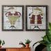 The Holiday Aisle® Jingle Santa - 2 Piece Print Set Canvas, Solid Wood in Brown/Gray/Green | 17 H x 20 W in | Wayfair