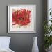 Red Barrel Studio® Red Infusion III by J Paul - Picture Frame Painting Print on Paper in Green/Red | 30.5 H x 30.5 W x 1.5 D in | Wayfair