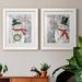 The Holiday Aisle® Let It Snow Snowman - 2 Piece Textual Art Print Set Paper, Solid Wood in White | 24 H x 36 W x 1.5 D in | Wayfair