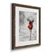 Mercer41 City Shopping IV - Picture Frame Painting Print on Paper in Gray/Red | 20 H x 17 W x 1.5 D in | Wayfair 690EB603EBBF406B980E68E721C47C33