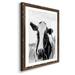 Gracie Oaks On the Pasture - Picture Frame Photograph Print on Paper Metal in Black/Gray/White | 32 H x 23 W in | Wayfair