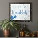 The Holiday Aisle® Happy Hanukkah - Graphic Art Print on Canvas Canvas, Wood in Blue/White | 24 H x 18 W x 1.5 D in | Wayfair
