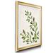 Gracie Oaks Botanical Wash I - Picture Frame Painting Print Paper, Solid Wood in Green | 24.5 H x 18.5 W x 1.5 D in | Wayfair