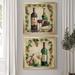 Astoria Grand Vino Di Toscana - 2 Piece Picture Frame Painting Print Canvas, Solid Wood in Green/Indigo | 26.5 H x 53 W x 1.5 D in | Wayfair