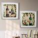 Astoria Grand Vino Di Toscana - 2 Piece Picture Frame Painting Print Paper, Solid Wood in Green/Indigo | 26.5 H x 53 W x 1.5 D in | Wayfair