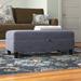 Andover Mills™ Campbelltown 45" Wide Rectangle Ottoman w/ Storage Polyester/Scratch/Tear Resistant | 17.7 H x 45 W x 22.8 D in | Wayfair