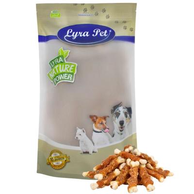 1 kg Lyra Pet Calciumknochen mit Hühnerbruststreifen