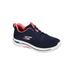 Women's The Arch Fit Lace Up Sneaker by Skechers in Navy Medium (Size 11 M)