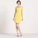 Kate Spade Dresses | Kate Spade Hilary Yellow Quatrefoil Dress Sz 4 | Color: White/Yellow | Size: 4