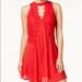 Disney Dresses | Disney’s Snow White Red Lace Dress Juniors Xs | Color: Red | Size: Xsg