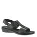 Easy Spirit Hazel - Womens 8 Black Sandal Medium