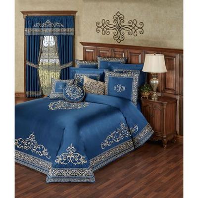 Buckingham Grande Bedspread Set Sapphire, Queen, Sapphire