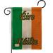 Breeze Decor Ireland of the World Nationality Impressions Decorative Vertical 2-Sided 1'5 x 1 ft. Garden Flag in Green/Orange/White | Wayfair