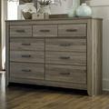 August Grove® Arcada 7-Drawer 61.26" W Dresser Wood in Brown/Gray | 42.78 H x 61.26 W x 15.91 D in | Wayfair E79D274E8D9242E9934C0D1C3EDAFA31