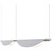 Tela™ 78 3/4" Wide Dove Gray LED Island Pendant Light